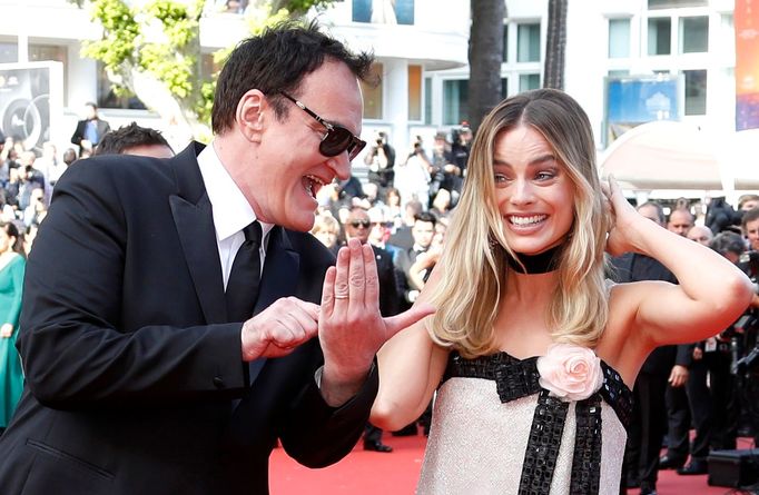 Quentin Tarantino s herečkou Margot Robbieovou.