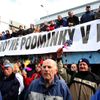 Demonstrace zemědělců v Praze