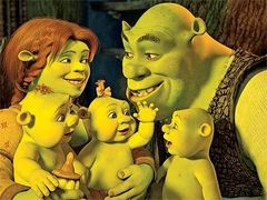 Shrek Třetí, Fiona a trojčátka