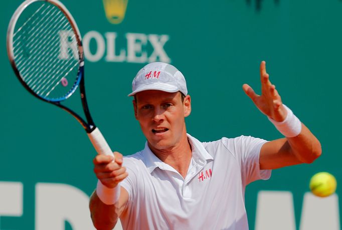 Tomáš Berdych na turnaji v Monte Carlu 2013