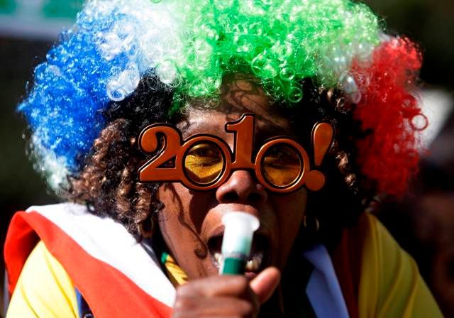 Karneval fanoušků v Johannesburgu