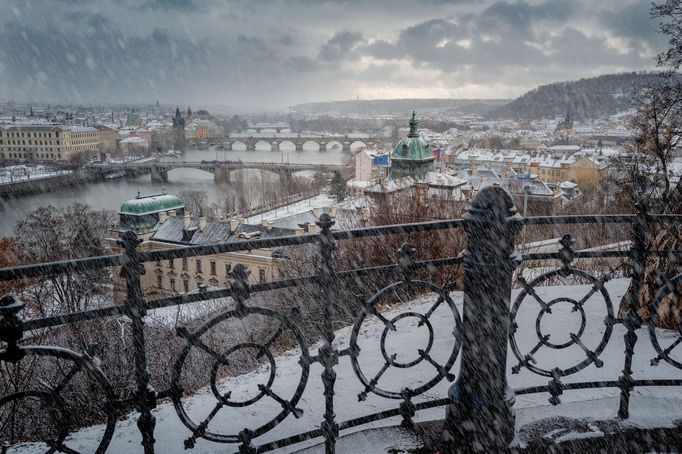 Richard Horák: Zasněžená Praha