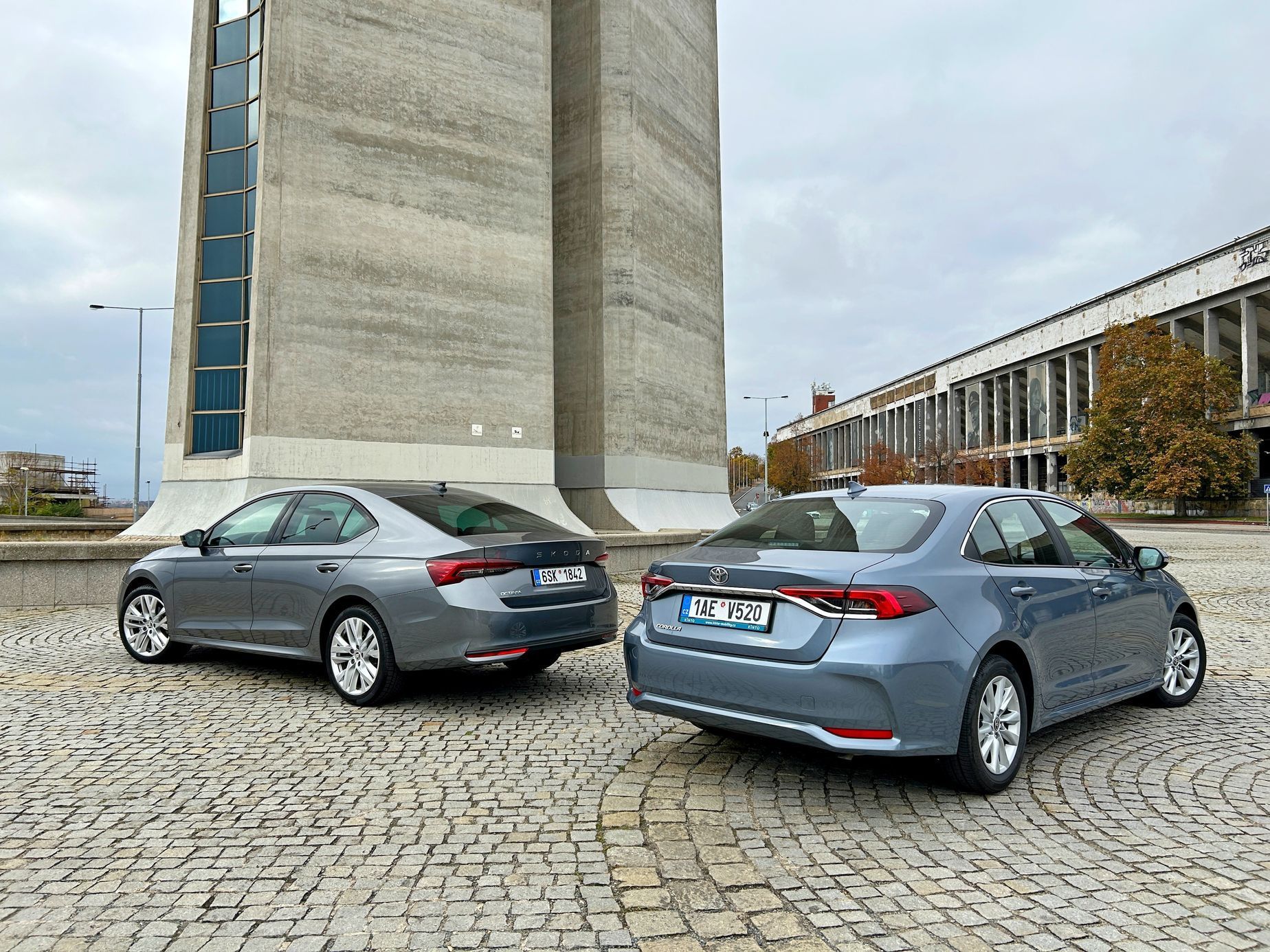 Test Toyota Corolla vs. Škoda Octavia 2024