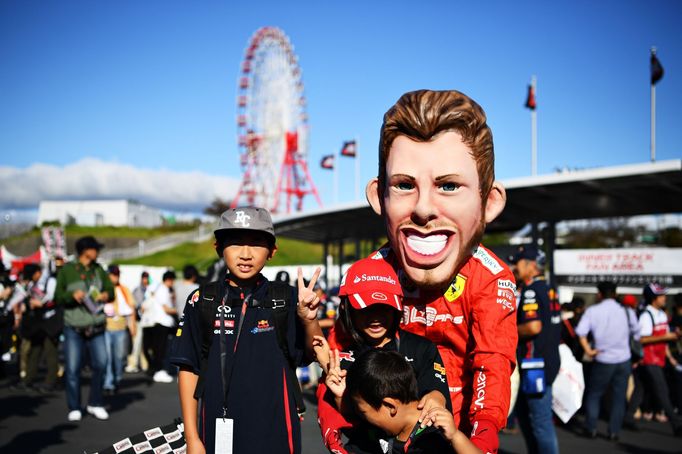 Fanoušci na Velké ceně Japonska formule 1