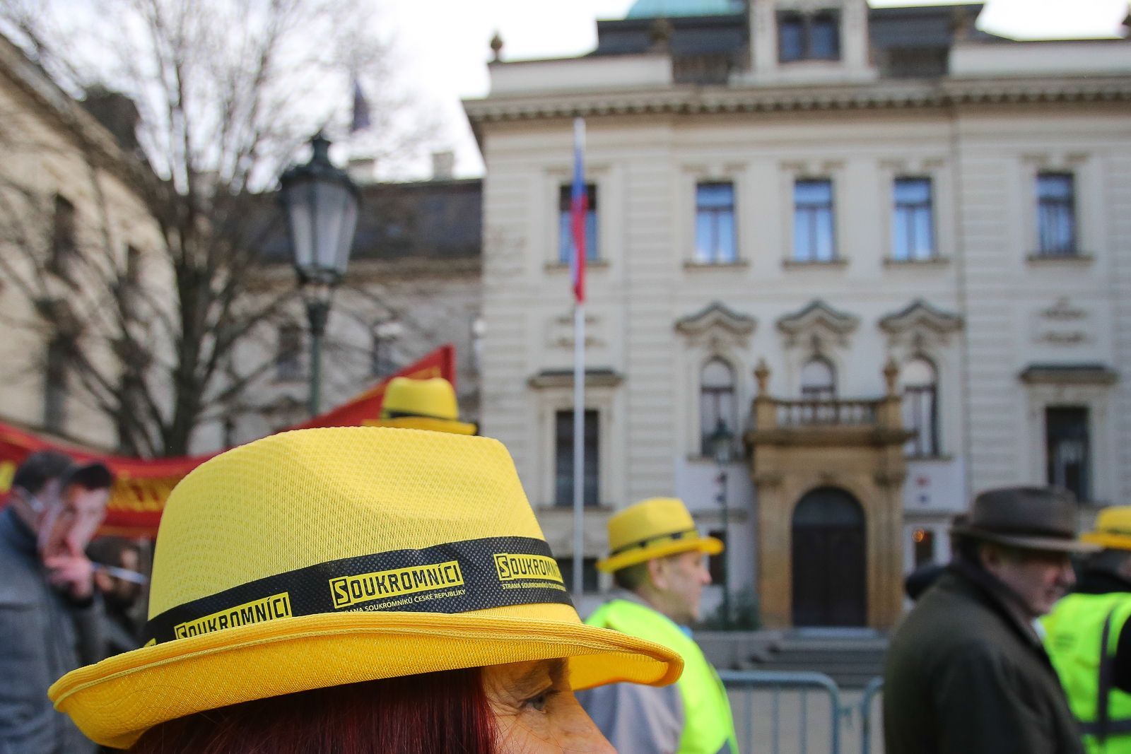 Demonstrace proti EET - Soukromníci a Svobodní