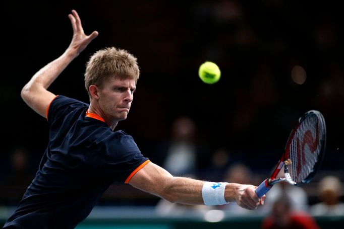 Kevin Anderson na turnaji série masters v Paříži