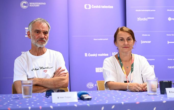 Herec Ivan Trojan a ředitelka festivalu Radana Korená.