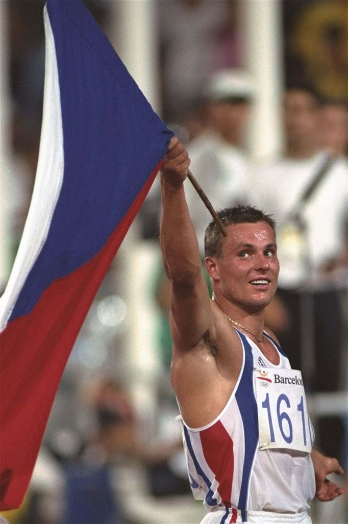 Robert Změlík na olympiádě 1992 v Barceloně.