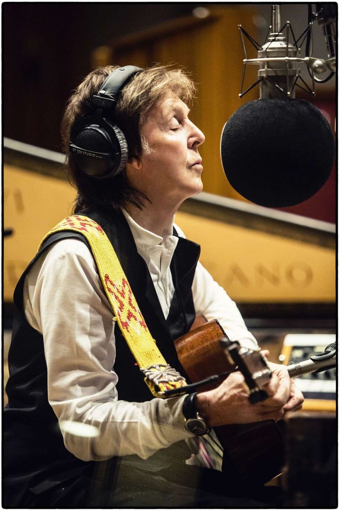 Paul McCartney v roce 2018 při natáčení předešlého alba Egypt Station.