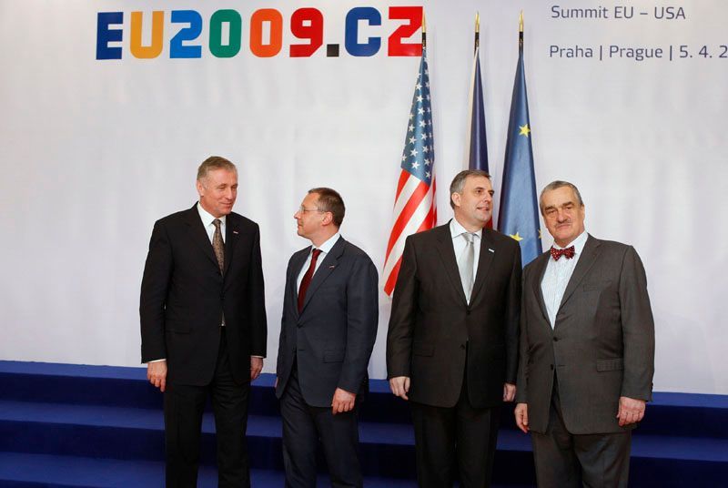 Obama v Praze - Summit EU-USA