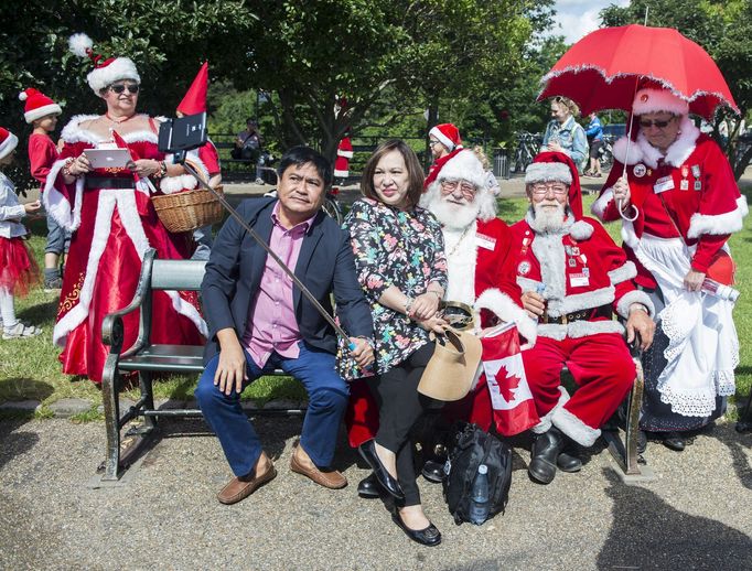 Světový konkres Santa Clausů 2015 v Copenhagenu