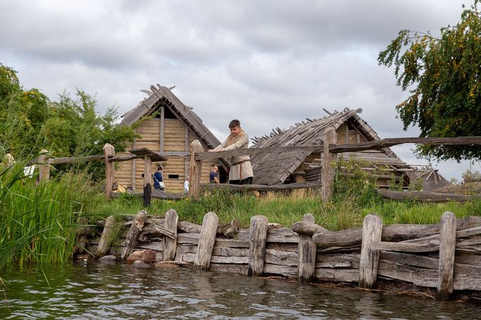 Polsko, skanzen Wolin u Štětína