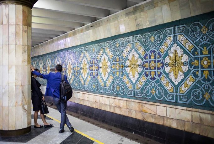 Stanice Pakhtakor v Taškentu, Uzbekistán