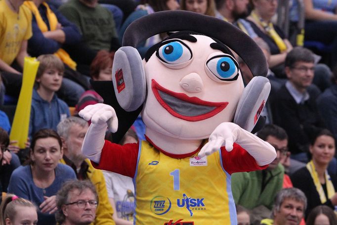 Euroliga, USK Praha- Schio: maskot USK