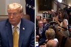 To mi řekněte vy! Zaskočený Trump před novináři přiznal chaos kvůli zbraním Kyjevu