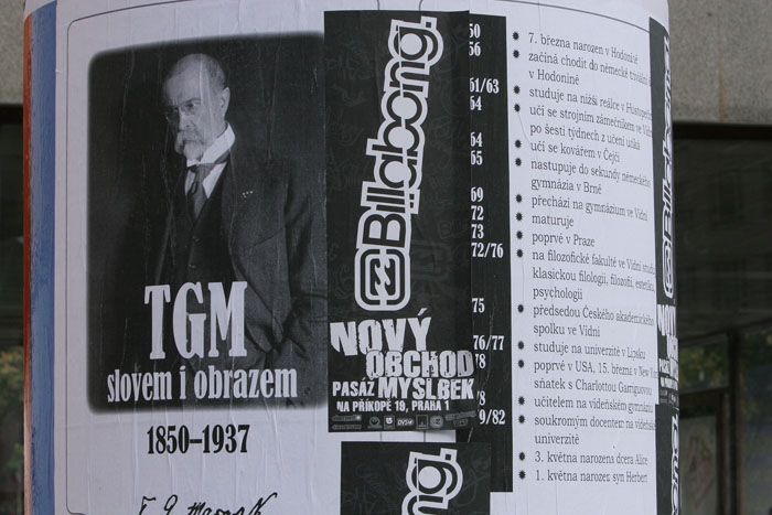 Pět zastavení s TGM v pražských ulicích