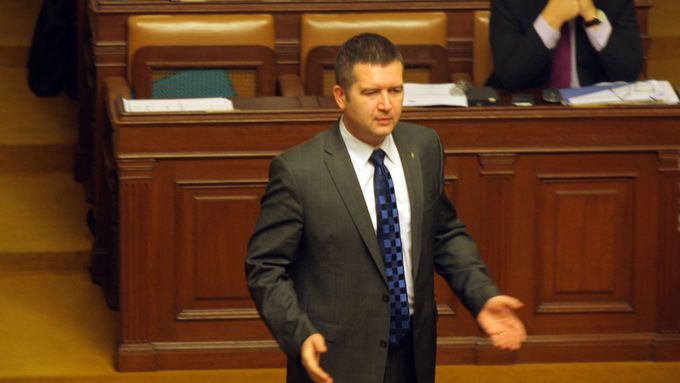 Předseda Sněmovny Jan Hamáček.