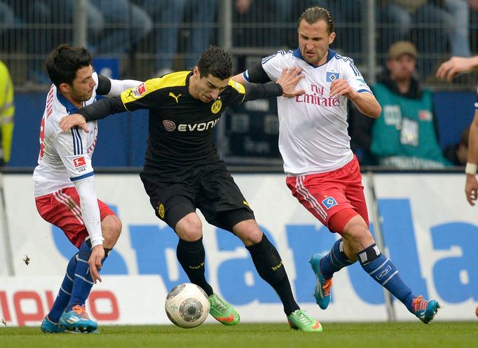 Hamburk vs. Dortmund (Jiráček v akci)