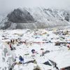 Nepál - zemětřesení - Mount Everest - základní tábor