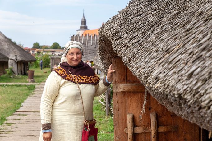 Polsko, skanzen Wolin u Štětína