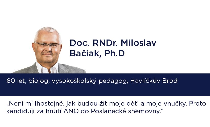 Miloslav Bačiak - ANO - Vysočina - StB