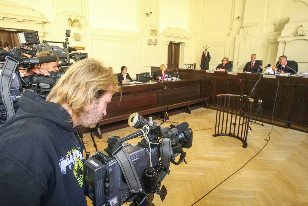 Roman Janoušek u soudu