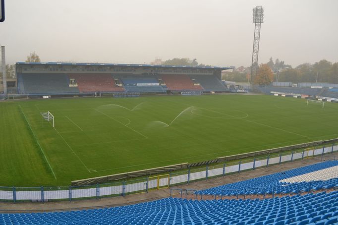 Ostravský stadion Na Bazalech.