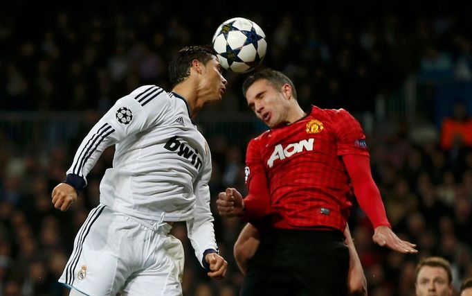 Liga mistrů: Real Madrid - Manchester United: Cristiano Ronaldo -  Robin van Persie