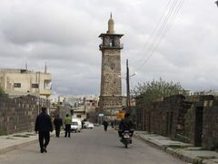 Minaret Umariho mešity v syrském Dará