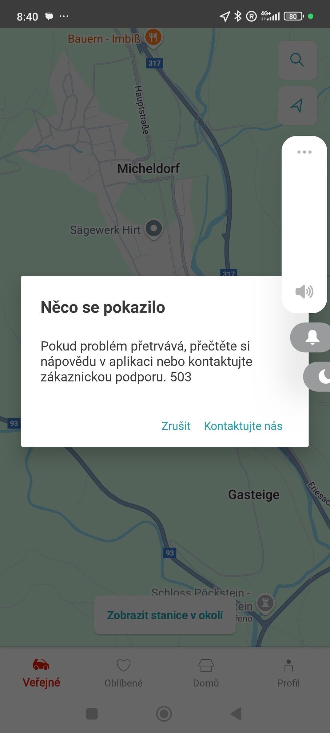 Eon roaming dobíjení elektromobil