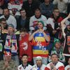 Čeští fanoušci na zápase Česko - Švédsko na MS 2019