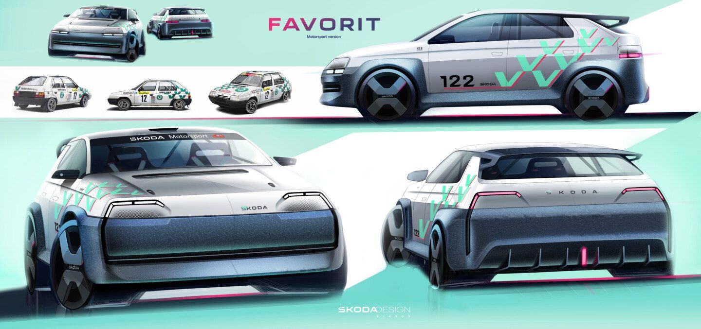 Škoda Favorit návrh nové generace