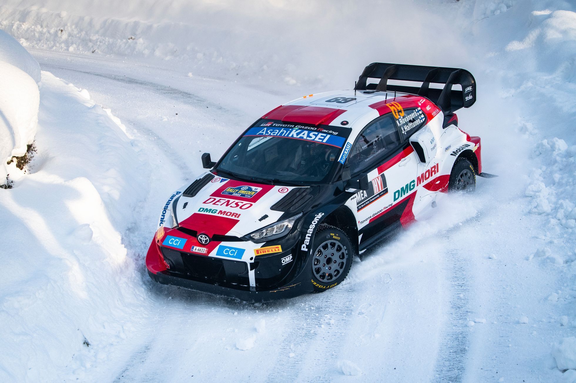 Kalle Rovanperä, Toyota na trati Švédské rallye 2022