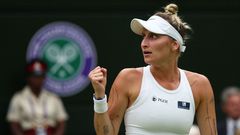 Markéta Vondroušová ve finále Wimbledonu 2023
