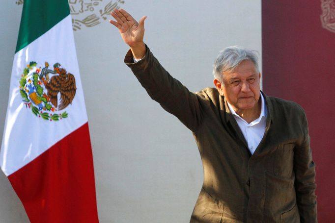 Mexický prezident Andrés Manuel López Obrador.