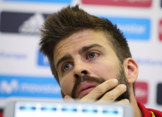 Obránce Barcelony a španělské reprezentace Gerard Piqué.