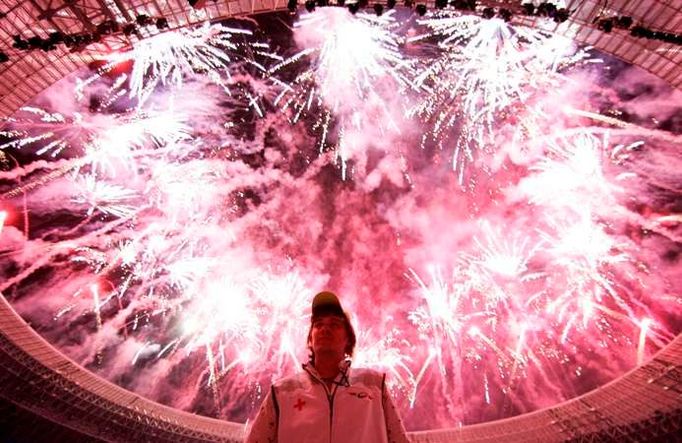 Slavnostní Otevření Donbas Arény v Doněcku, kde se má hrát Euro 2012