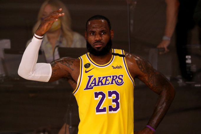 LeBron James při restartu NBA 2020