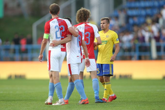 1. kolo fotbalové Fortuna:Ligy mezi Zlínem a Slavií.