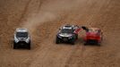 Carlos Sainz (Mini) a Sébastien Loeb (BRX) v 5. etapě Rallye Dakar 2021