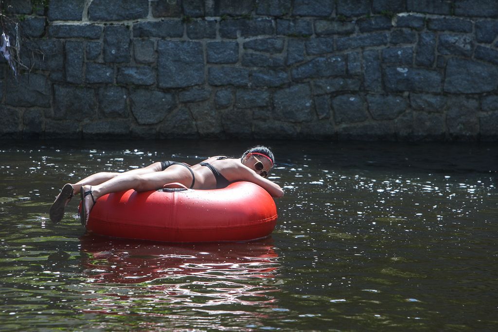 Český Krumlov po povodních