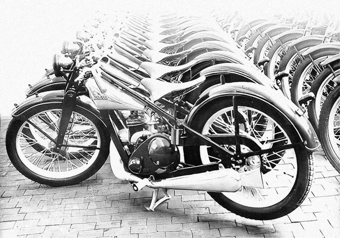 Jawa 175 Standart z roku 1932.