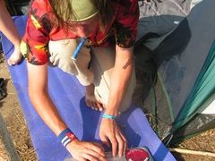 Redakce Aktuálně.cz v polních podmínkách