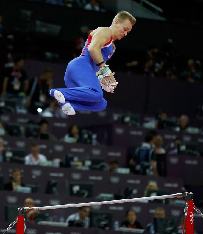 Český gymnasta Martin Konečný neuspěl v kvalifikaci olympijského víceboje.