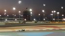 Mercedes Formula One driver Lewis Hamilton of Britain drives during the Bahrain F1 Grand Prix at the Bahrain International Circuit (BIC) in Sakhir, south of Manama April