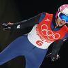 Čestmír Kožíšek při olympijském závodě na středním můstku v Pekingu 2022