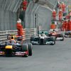 Mark Webber při Velké ceně Monaka