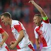 Slávistická radost v zápase 2. kola F:L Slavia - Příbram