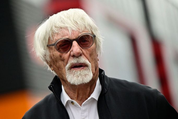 Bernie Ecclestone před VC Maďarská formule 1 2025