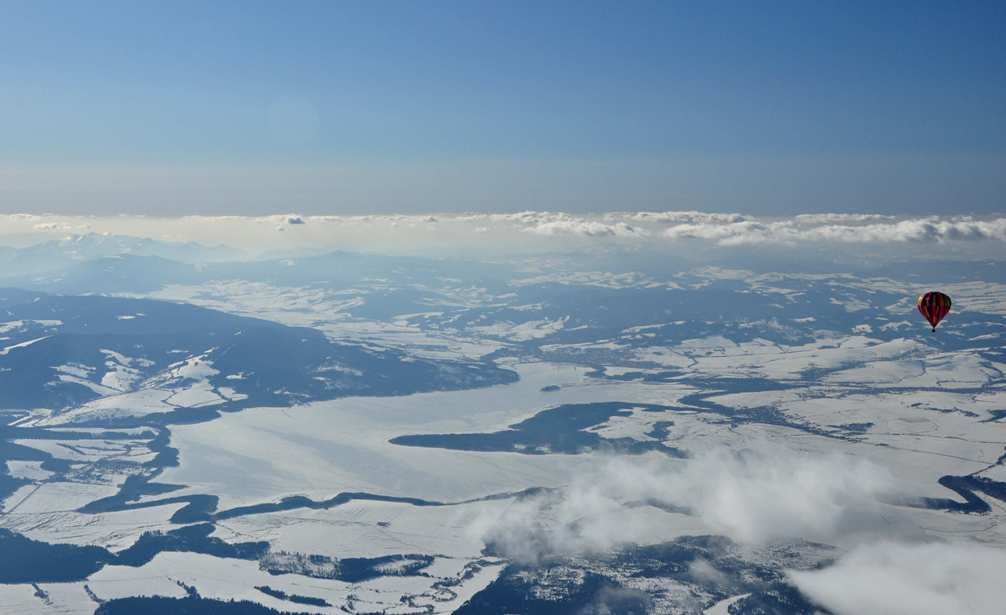 Přelet balonem nad Tatrami